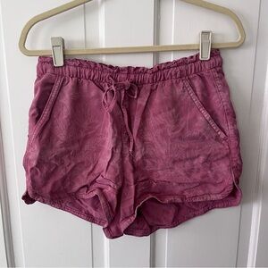 American Eagle Pink Shorts with Beachy Design